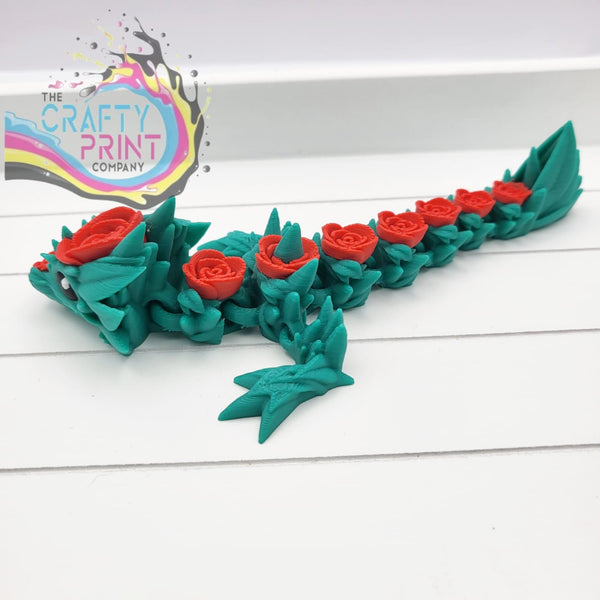 3D Printed Rose Dragon and Egg