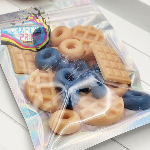 Bag of Blueberry Muffin Scent Waffle Donut Chocolate Shape