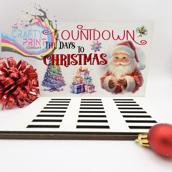 Christmas Santa Globe Countdown Advent Calendar