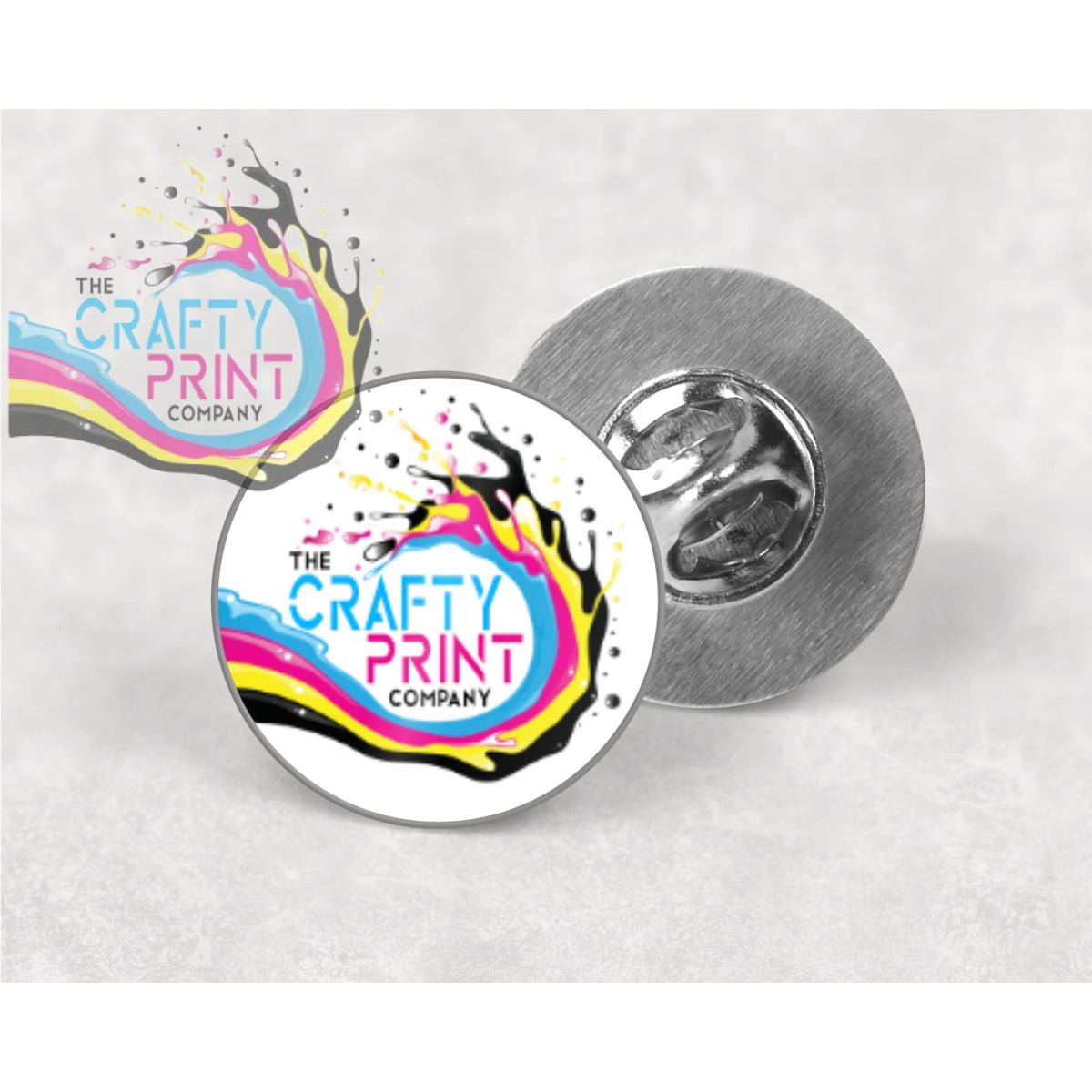 Design your Own Lapel Pin Badge The Crafty Print Company