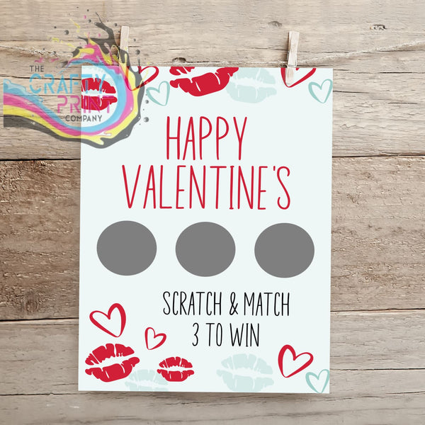 Happy Valentine’s Naughty Scratch card