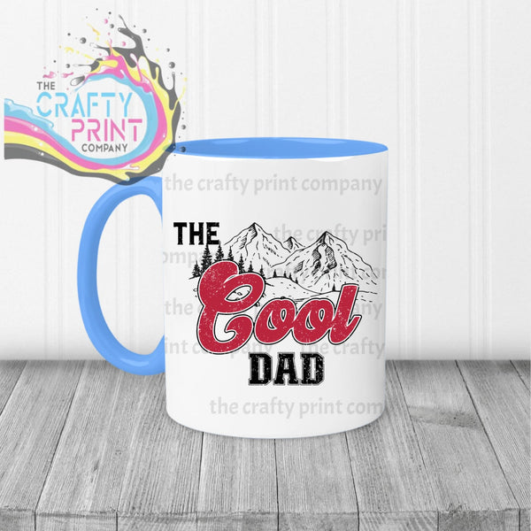 The Cool Dad Mug - Blue Handle & Inner - Mugs