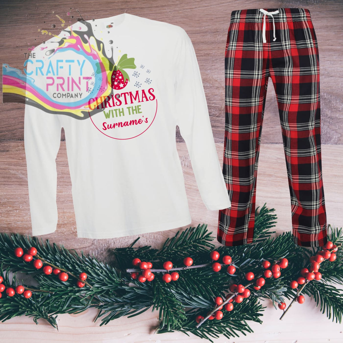 Personalised adult pyjamas best sale