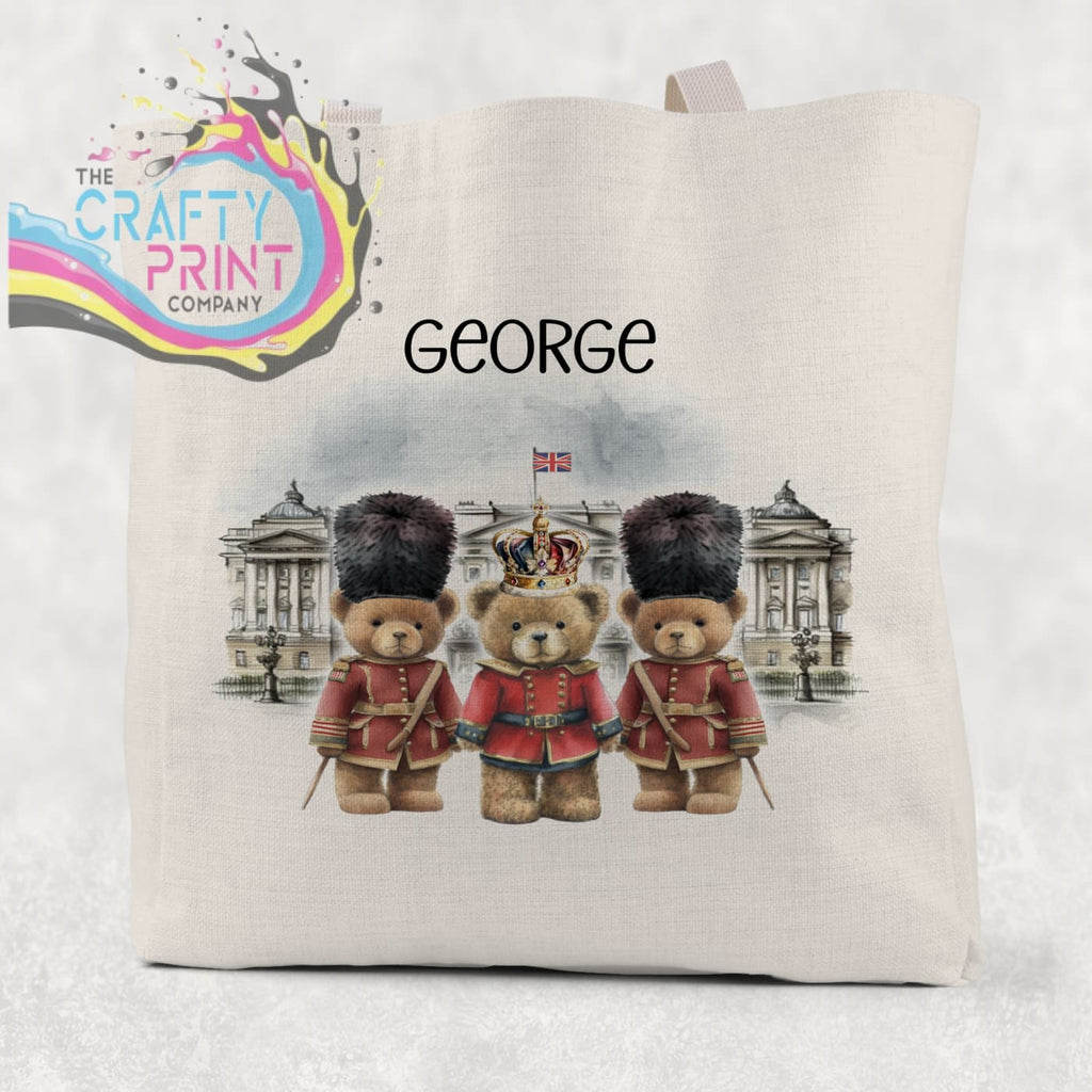 Coronation Palace Bears Personalised Tote / Goodie Bag -