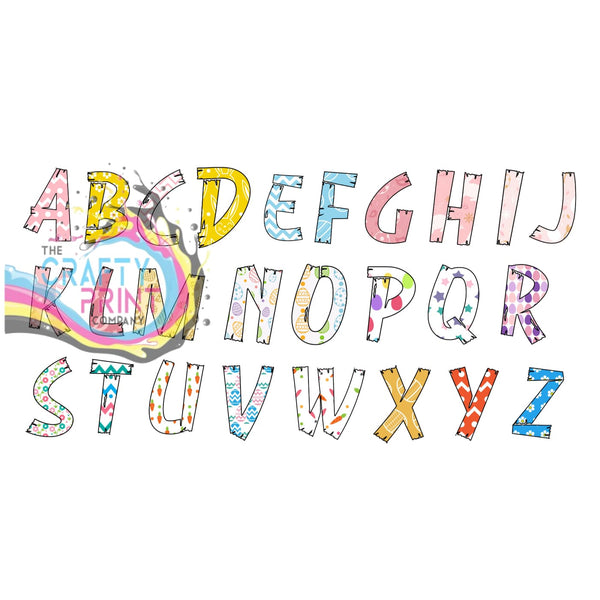 First Easter Alphabet Personalised Baby Bib - & Toddler