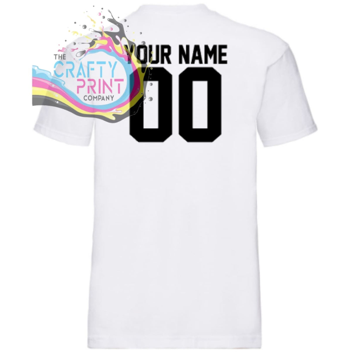 Football Shirt Name and Number Heat Transfer Vinyl The Crafty Print
