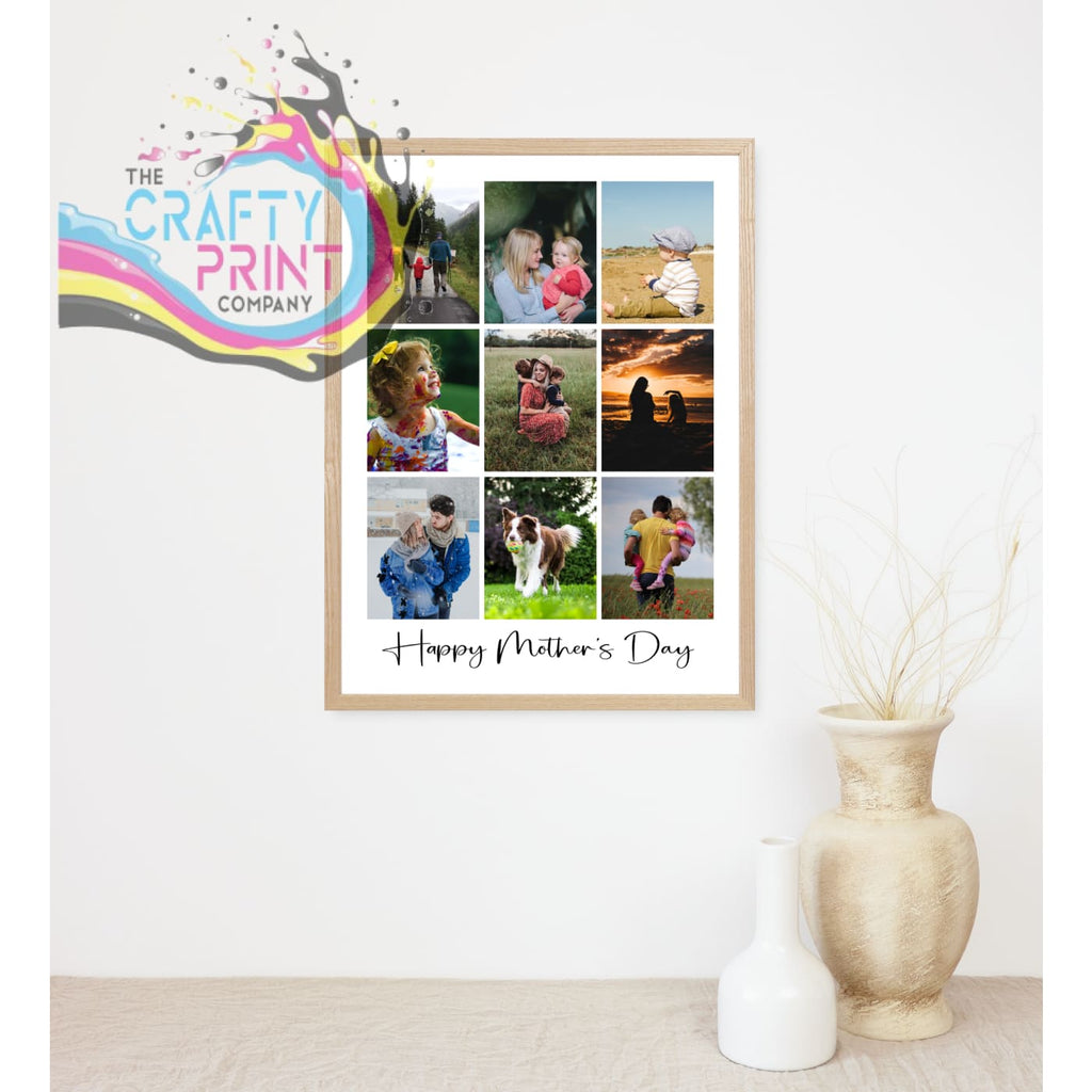 Happy Mother’s Day 9 Photo Collage Print - Posters Prints &