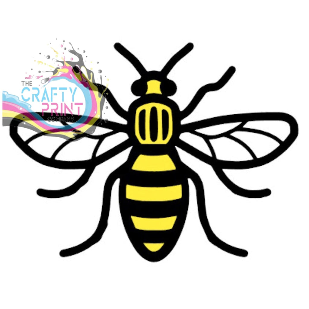Manchester Bee Vinyl Car Sticker - Bumper Stickers