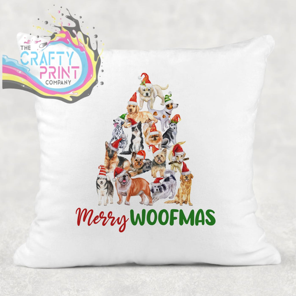 Merry Woofmas Cushion - Chair & Sofa Cushions