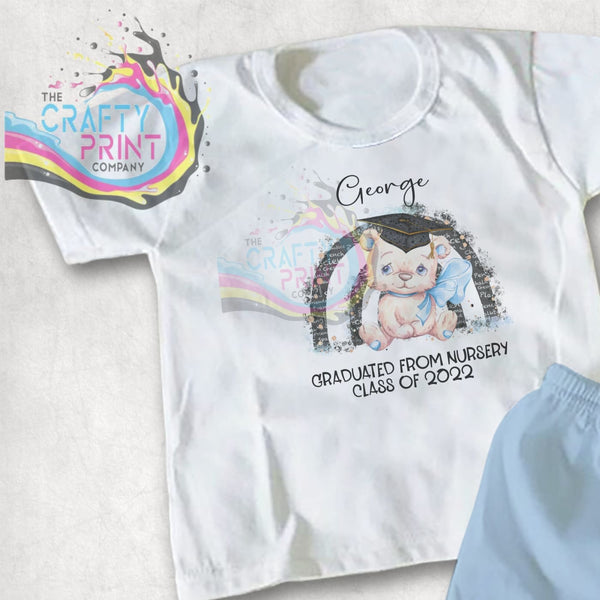 Nursery Graduation Bear Personalised Children’s T-shirt -