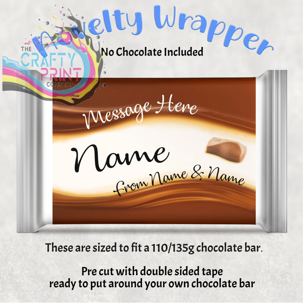 Personalised Galaxy Chocolate Bar Wrapper - Gift Wrapping