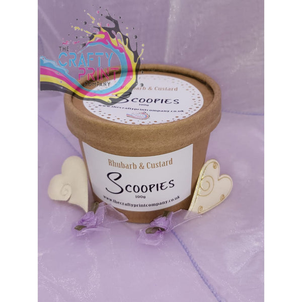 Scoopies Tub Heart Shape Wax Melts with Wooden Scoop