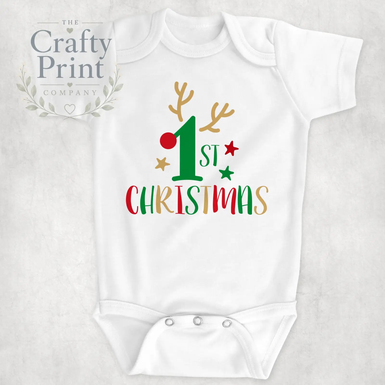 1st Christmas Bodysuit - Baby One-Pieces