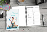 2026 anxiety and depression journal with spiral binding and meditation cover for guided mental health and wellbeing tracking