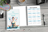 2026 anxiety and depression journal with spiral binding and illustrated meditation cover for mental wellbeing and mood tracking