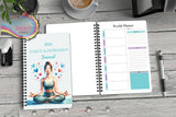 2026 anxiety and depression journal with spiral binding and colorful hearts cover for mental health and wellbeing tracking