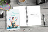2026 anxiety and depression journal with colorful heart illustration and black spiral wire for guided mental health tracking