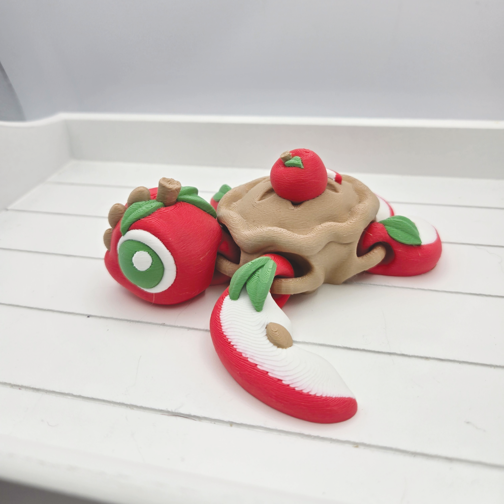 Apple Pie Sea Turtle Articulated Flexi Fidget Toy