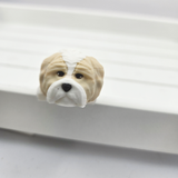 3D Printed Shih Tzu Dog Articulated Flexi Keyring/Fidget
