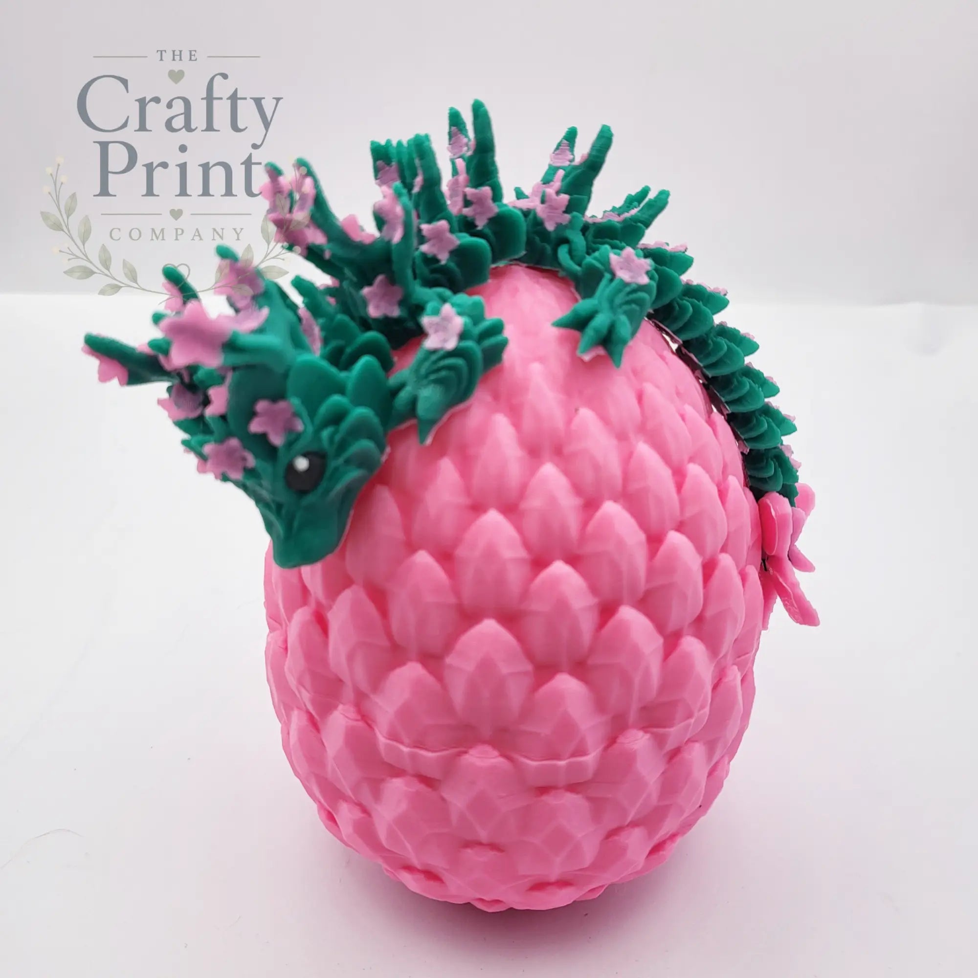 3D Printed Baby Cherry Blossom Dragon in Egg