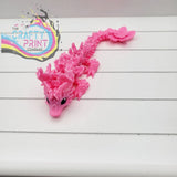 3D Printed Baby Cherry Blosson Dragon - Pink