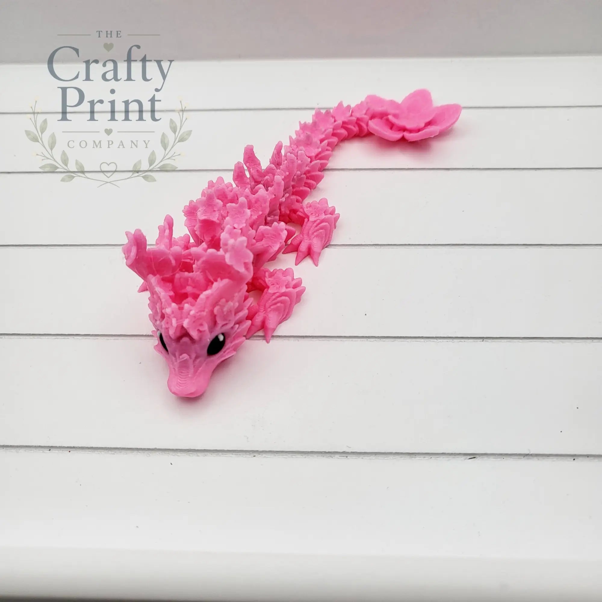 3D Printed Baby Cherry Blosson Dragon - Pink