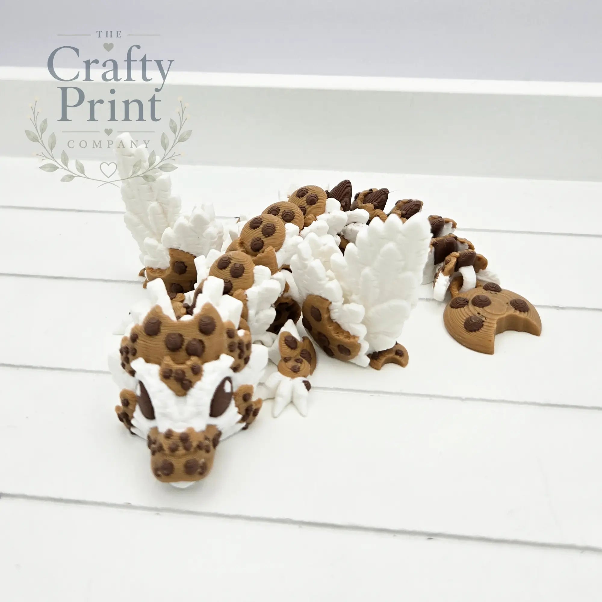 3D Printed Baby Cookie Dragon in Egg