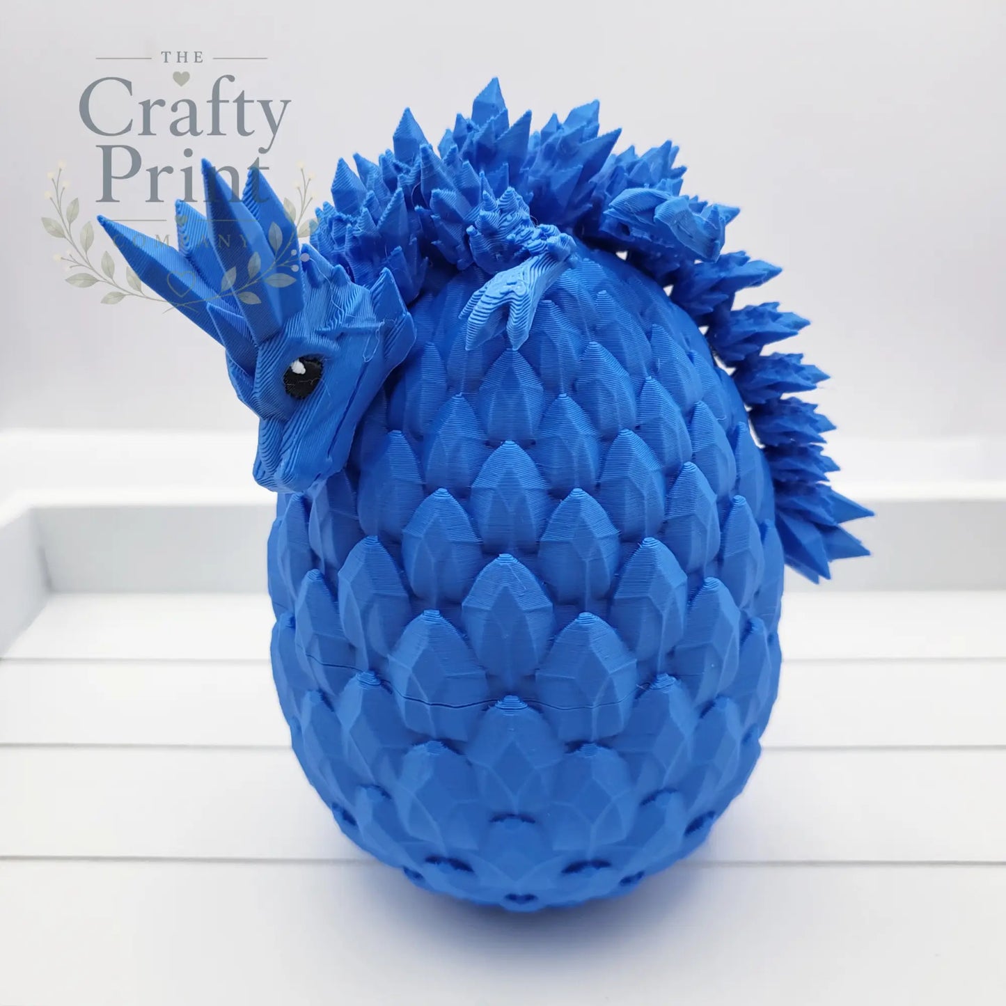3D Printed Baby Crystal Dragon and Egg