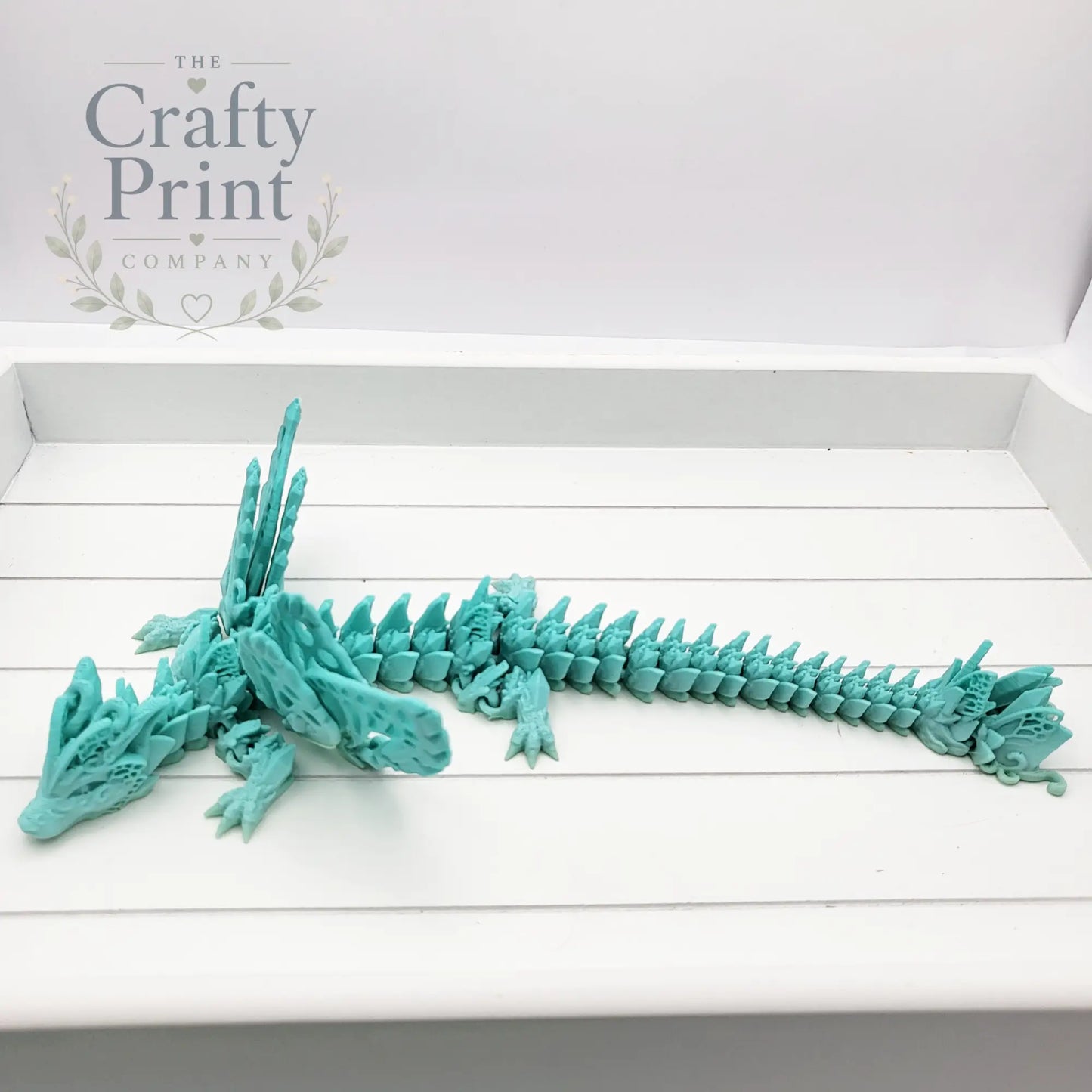 3D Printed Baby Fae Wolf Dragon in Egg