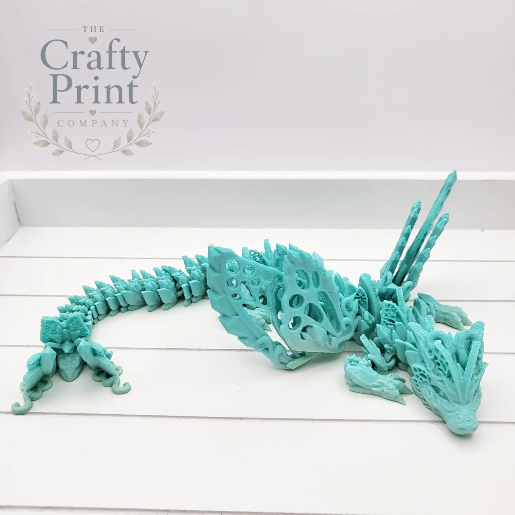 3D Printed Baby Fae Wolf Dragon in Egg