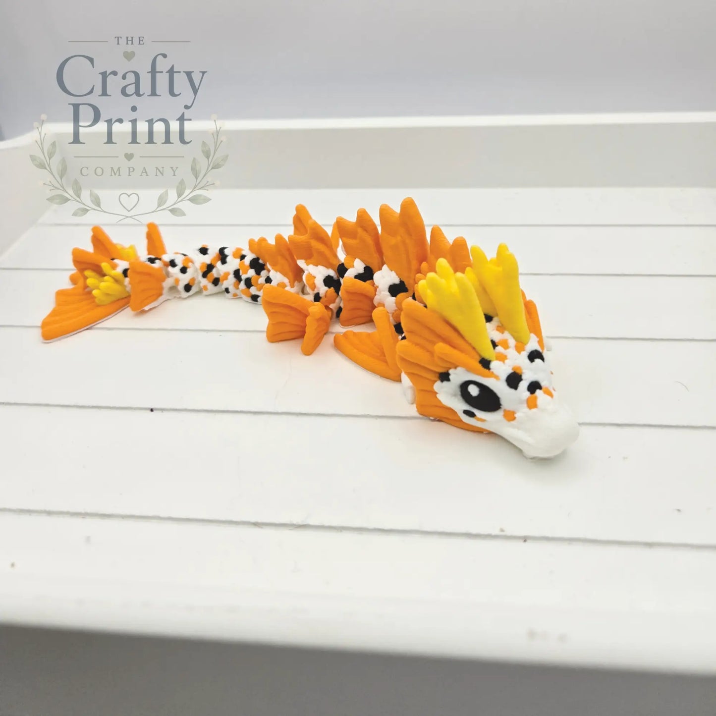 3D Printed Baby Koi Dragon in Egg