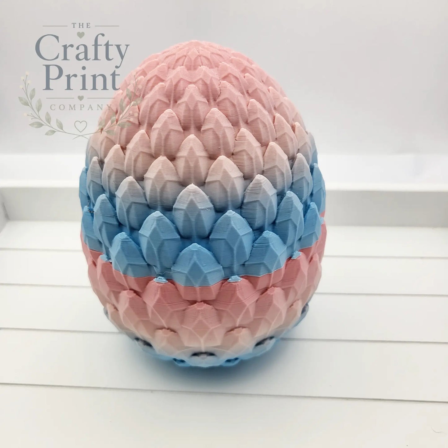 3D Printed Baby Luna Dragon in Egg