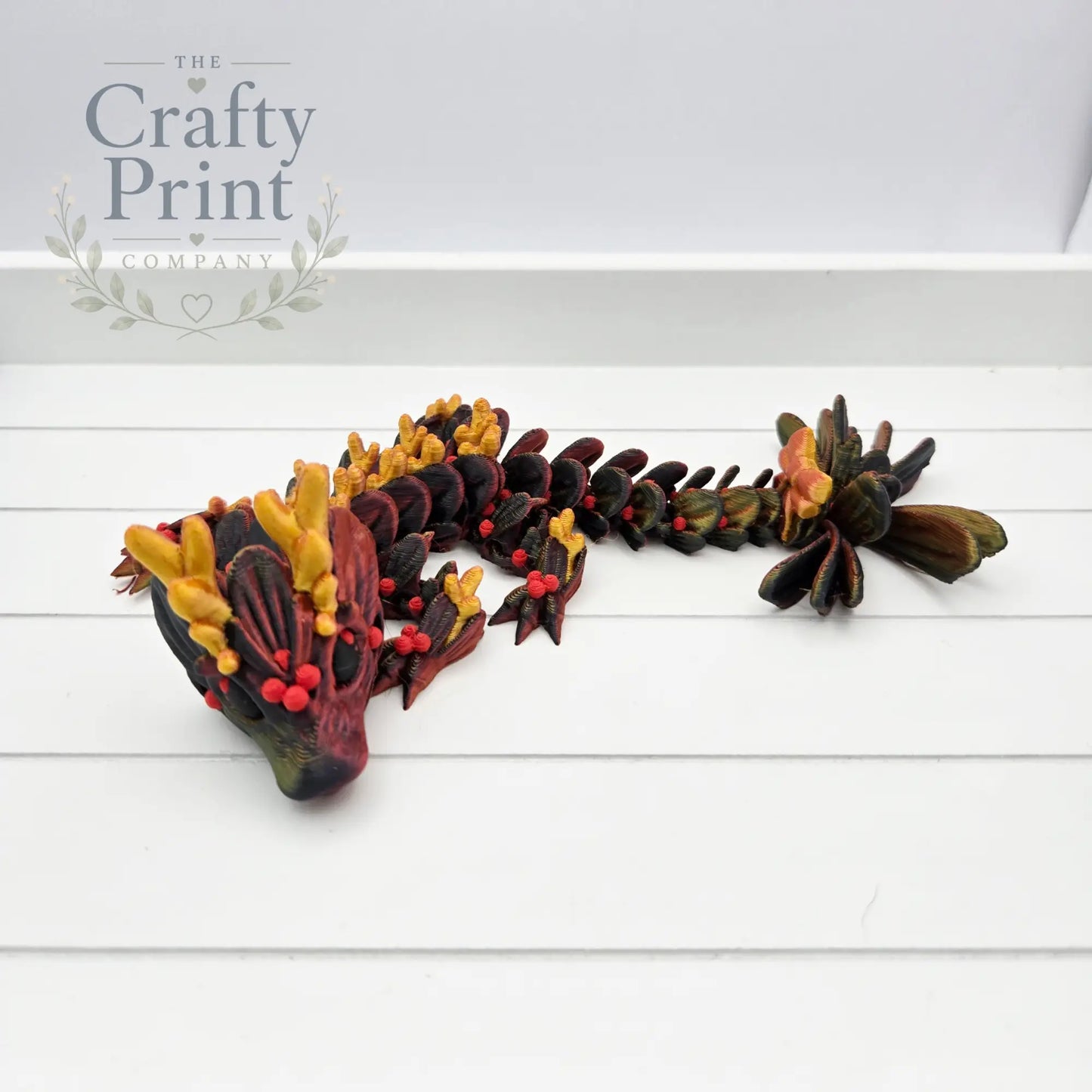 3D Printed Baby Mistletoe Dragon in Egg - Home & Garden >