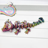 3D Printed Baby Mushroom Dragon in Egg