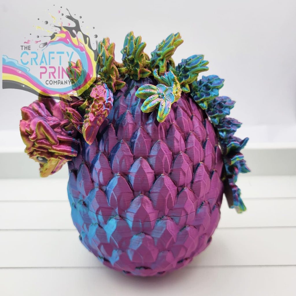 3D Printed Baby Orchid Dragon in Egg