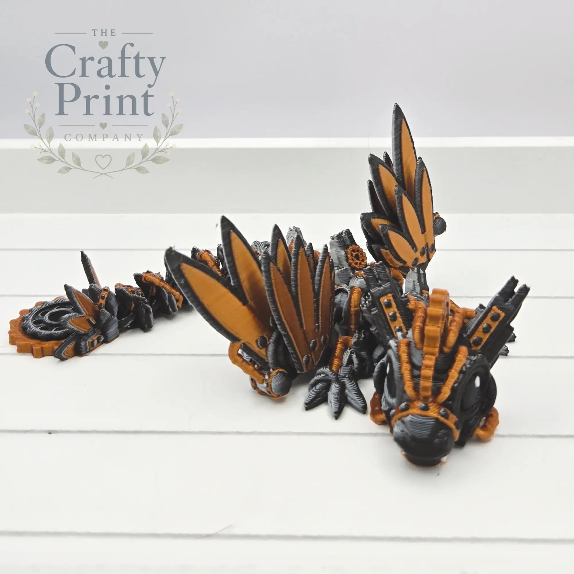 3D Printed Baby Steampunk Dragon
