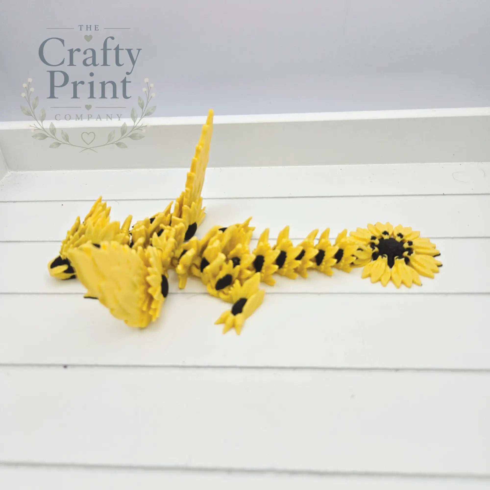 3D Printed Baby Winged Sunflower Dragon
