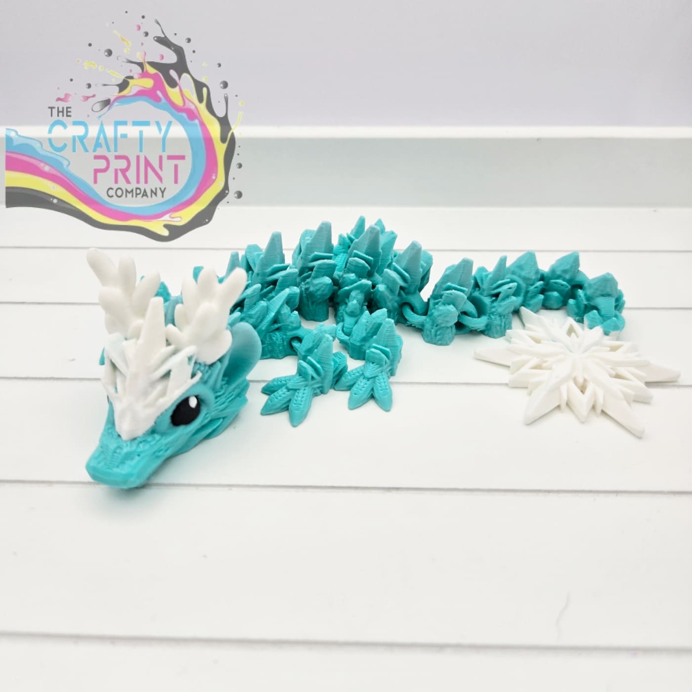 3D Printed Baby Winter Dragon in Egg - Home & Garden >