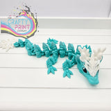 3D Printed Baby Winter Dragon in Egg - Home & Garden >
