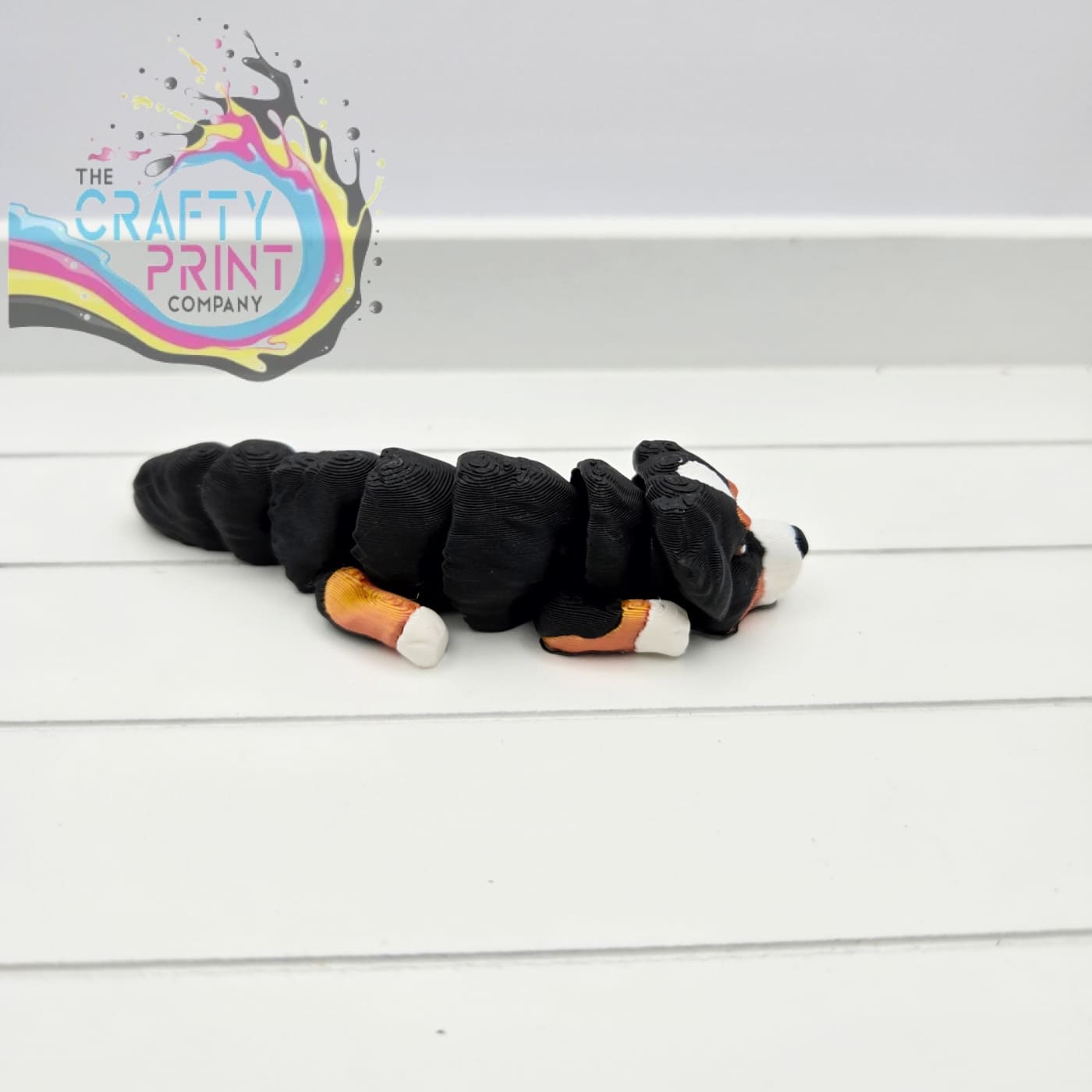 3D Printed Bernese Mountain Dog Articulated Flexi