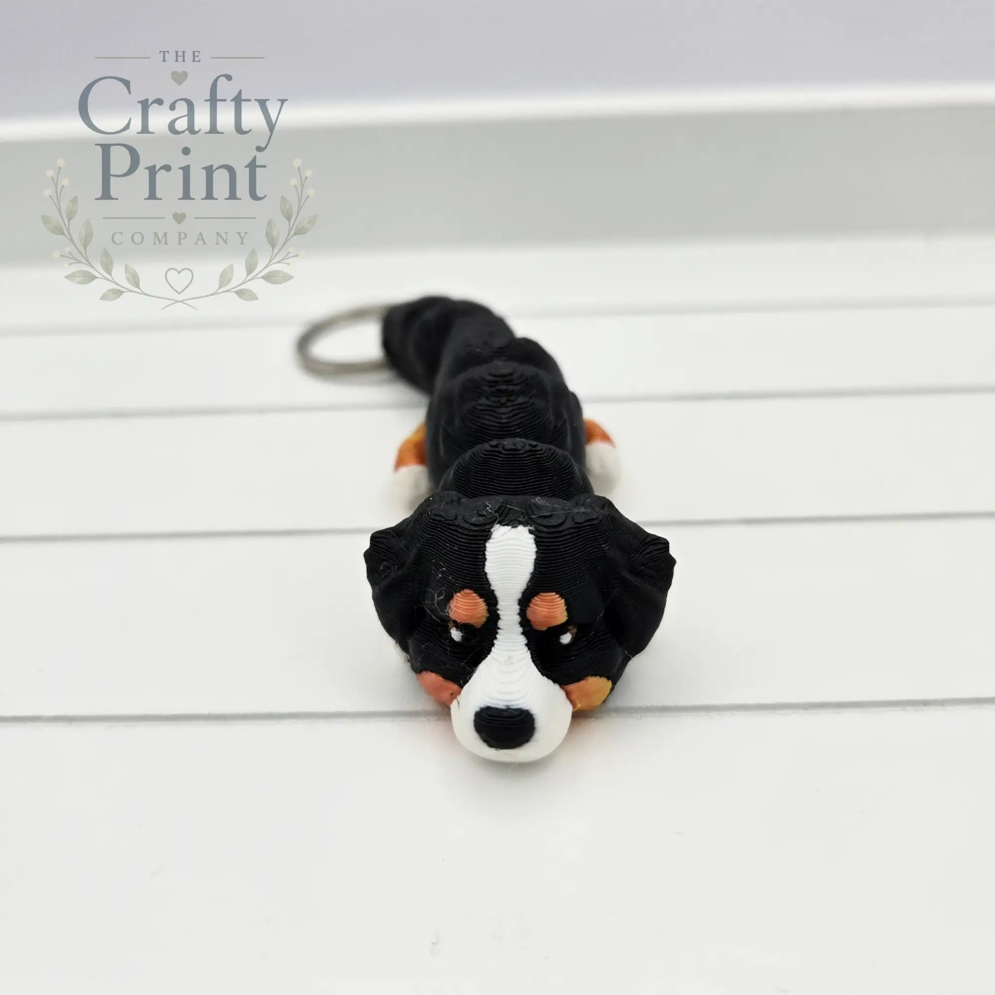 3D Printed Bernese Mountain Dog Articulated Flexi