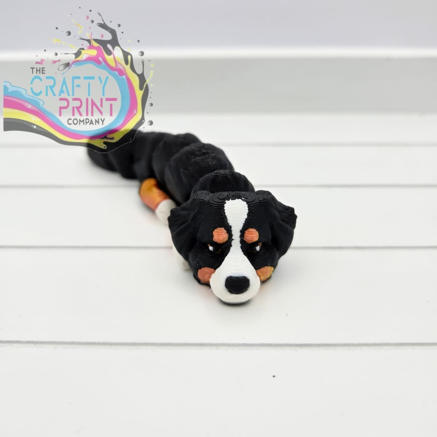 3D Printed Bernese Mountain Dog Articulated Flexi
