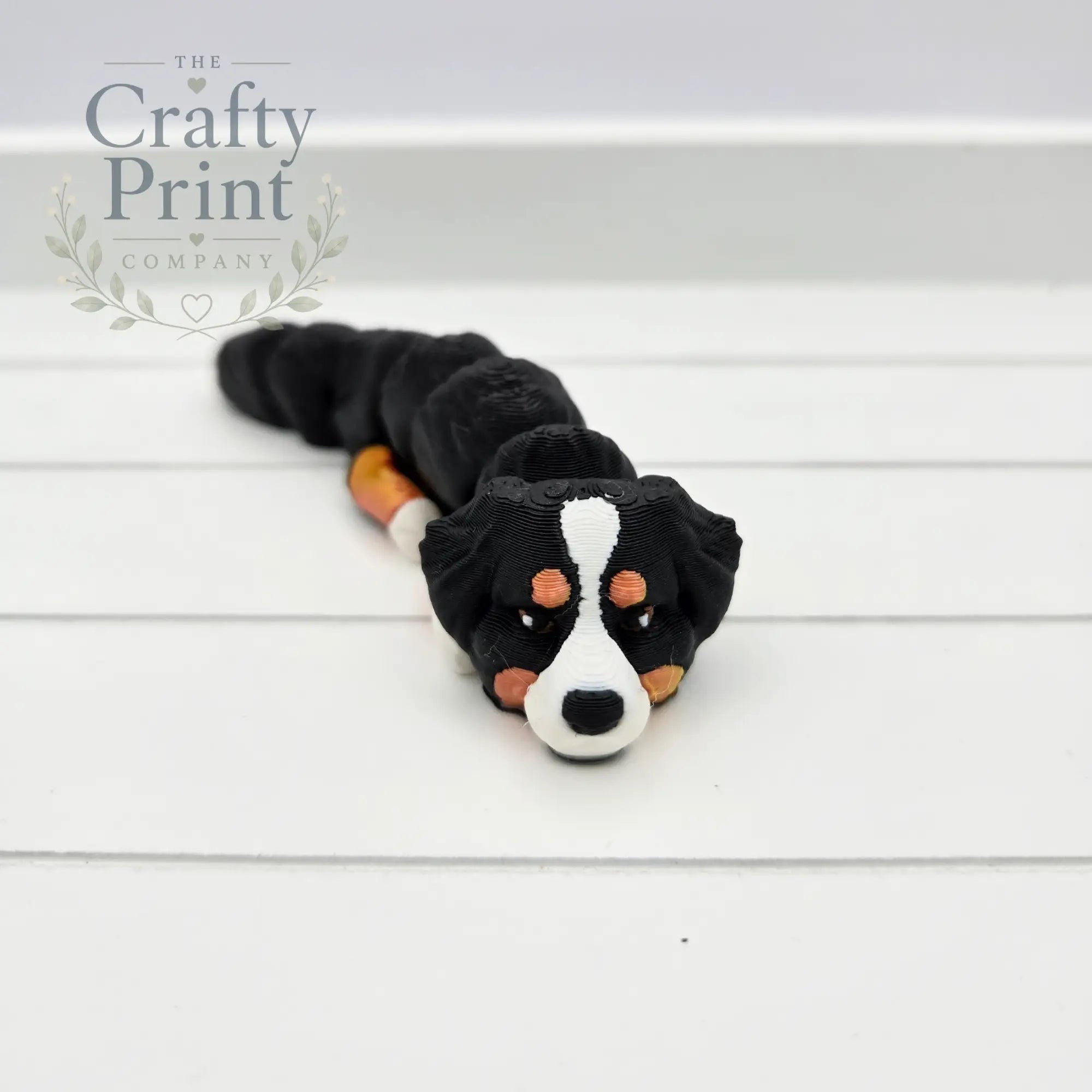3D Printed Bernese Mountain Dog Articulated Flexi
