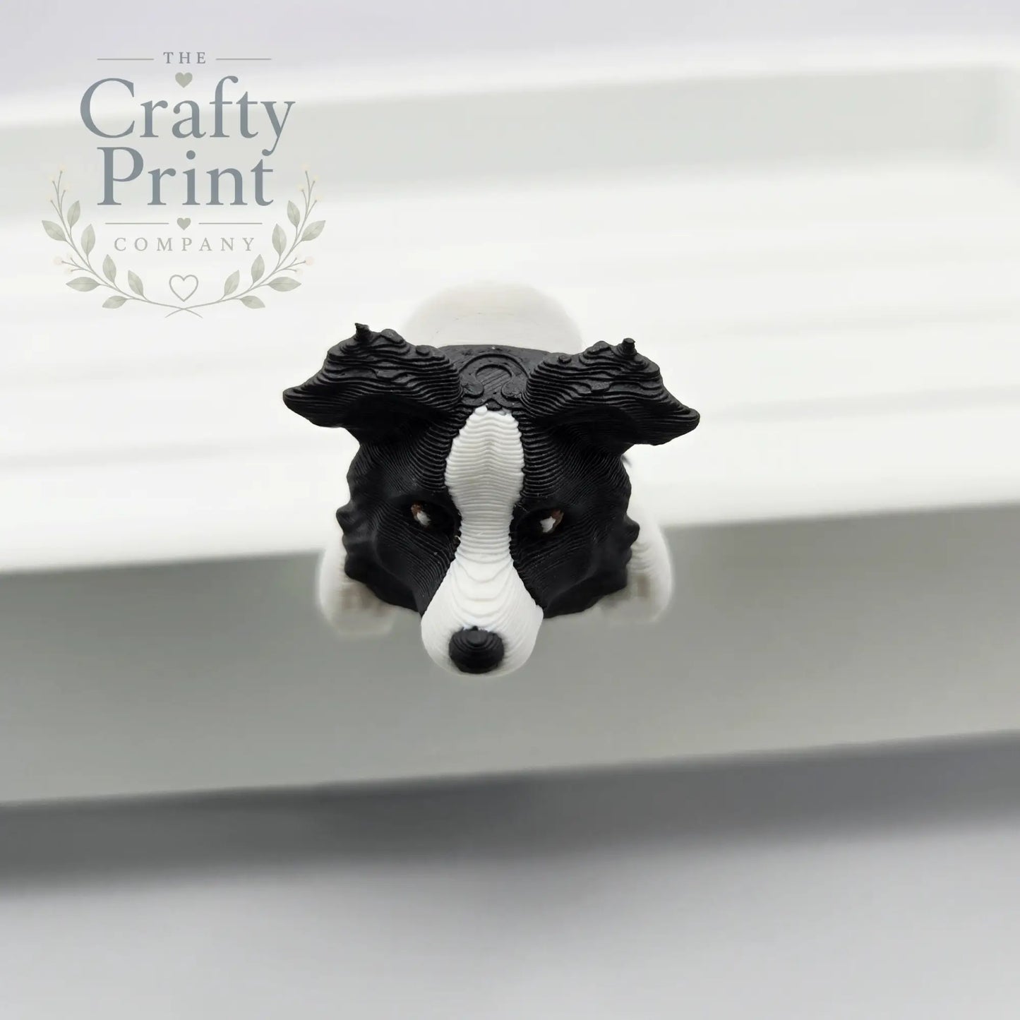 3D Printed Border Collie Articulated Flexi Keyring/Fidget