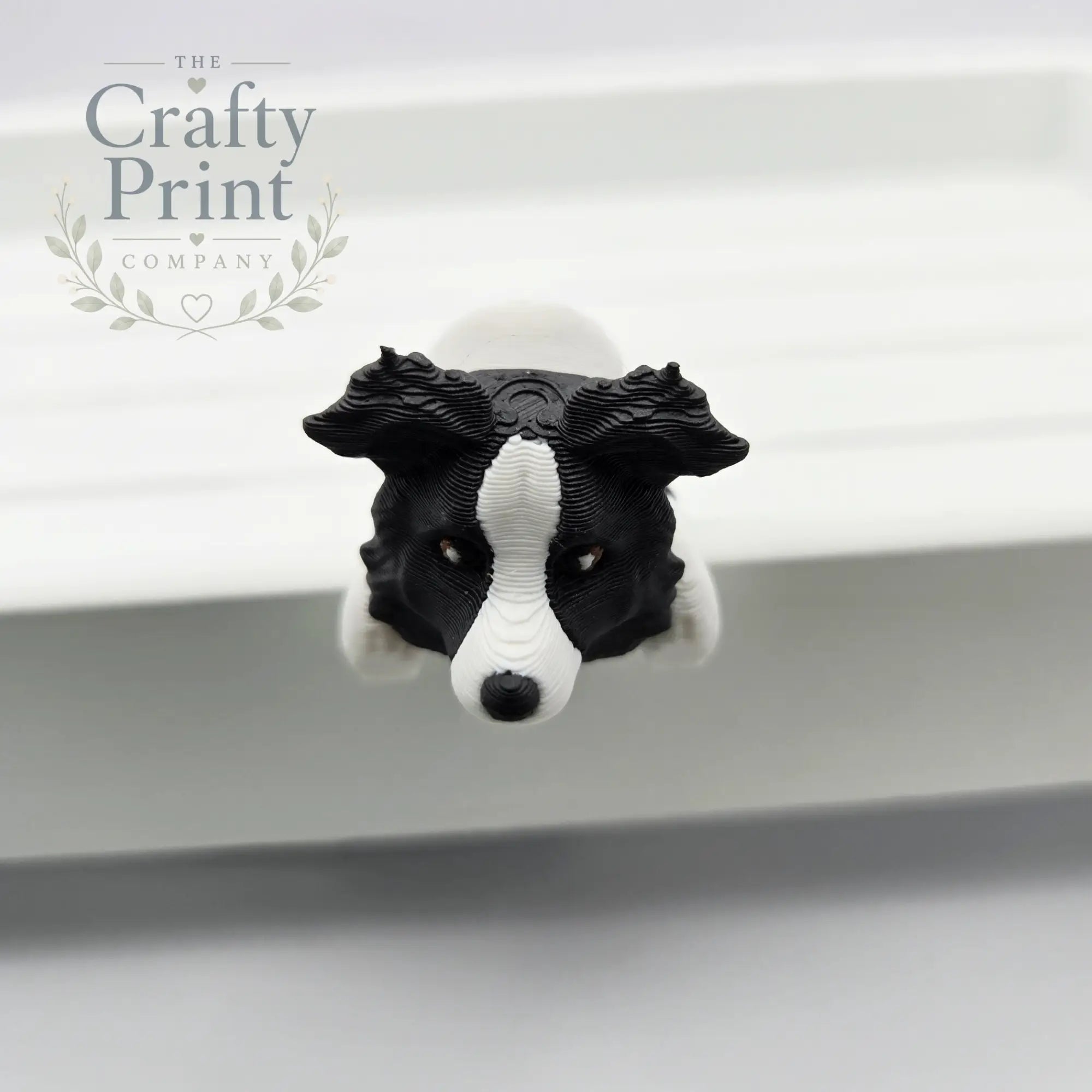 3D Printed Border Collie Articulated Flexi Keyring/Fidget
