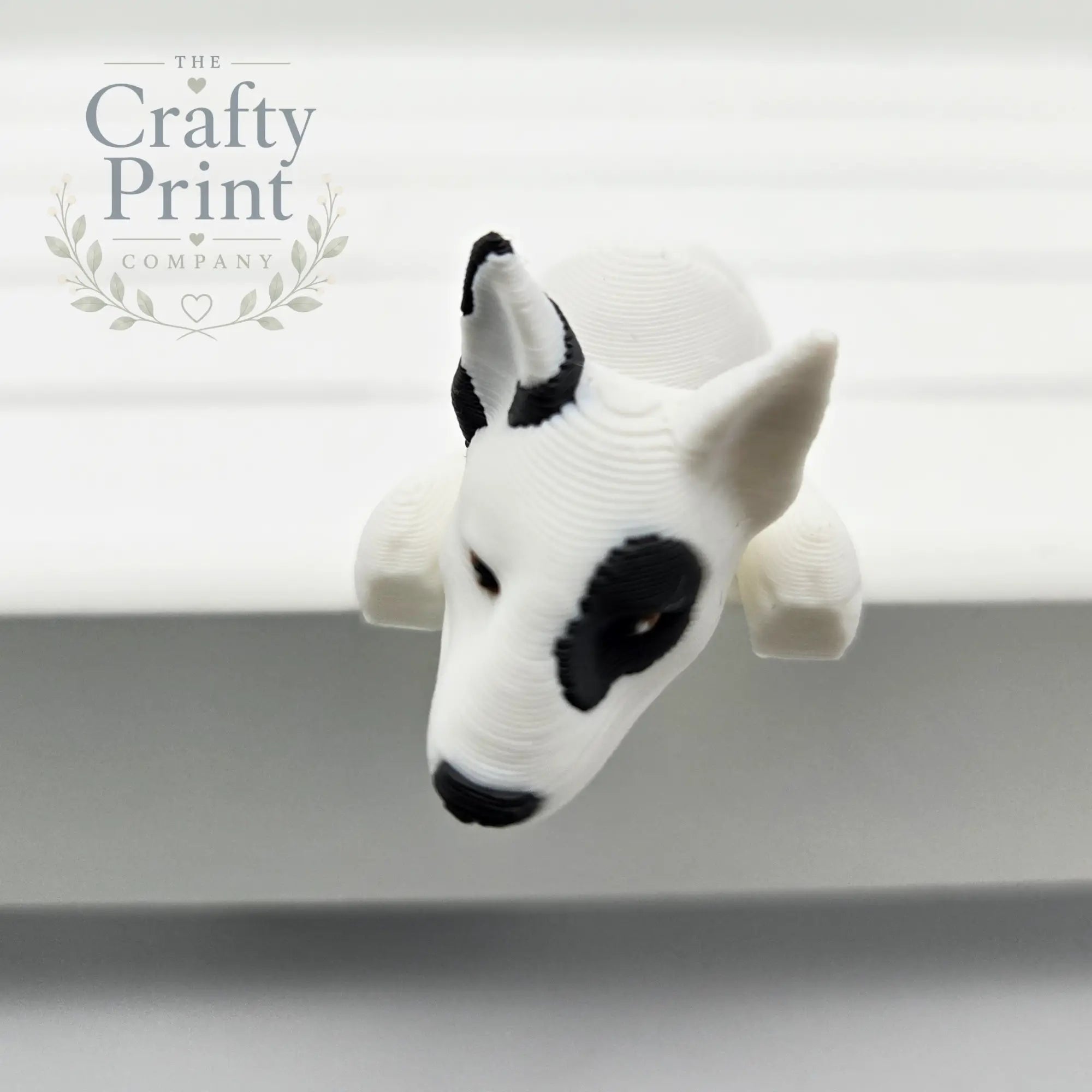 3D Printed Bull Terrier Articulated Flexi Keyring/Fidget