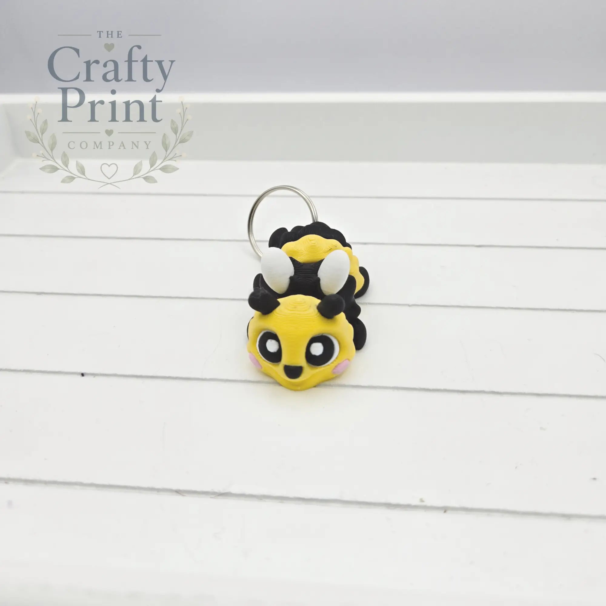3D Printed Bumble Bee Articulated Flexi Keyring/Fidget
