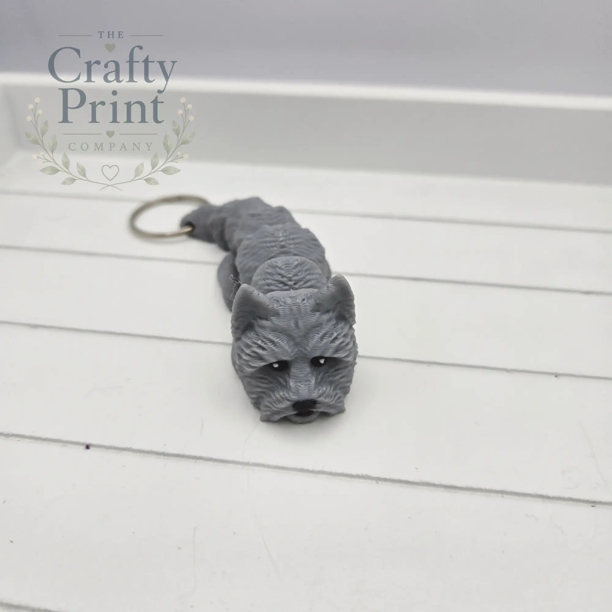3D Printed Cairn Terrier Articulated Flexi Keyring/Fidget