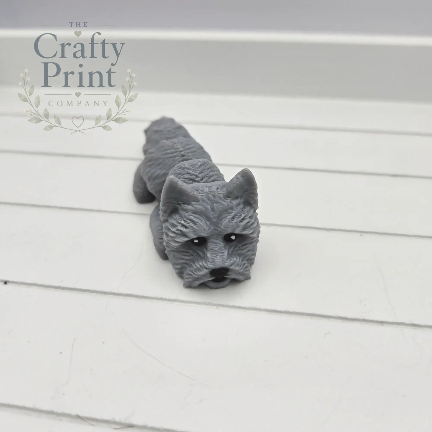 3D Printed Cairn Terrier Articulated Flexi Keyring/Fidget