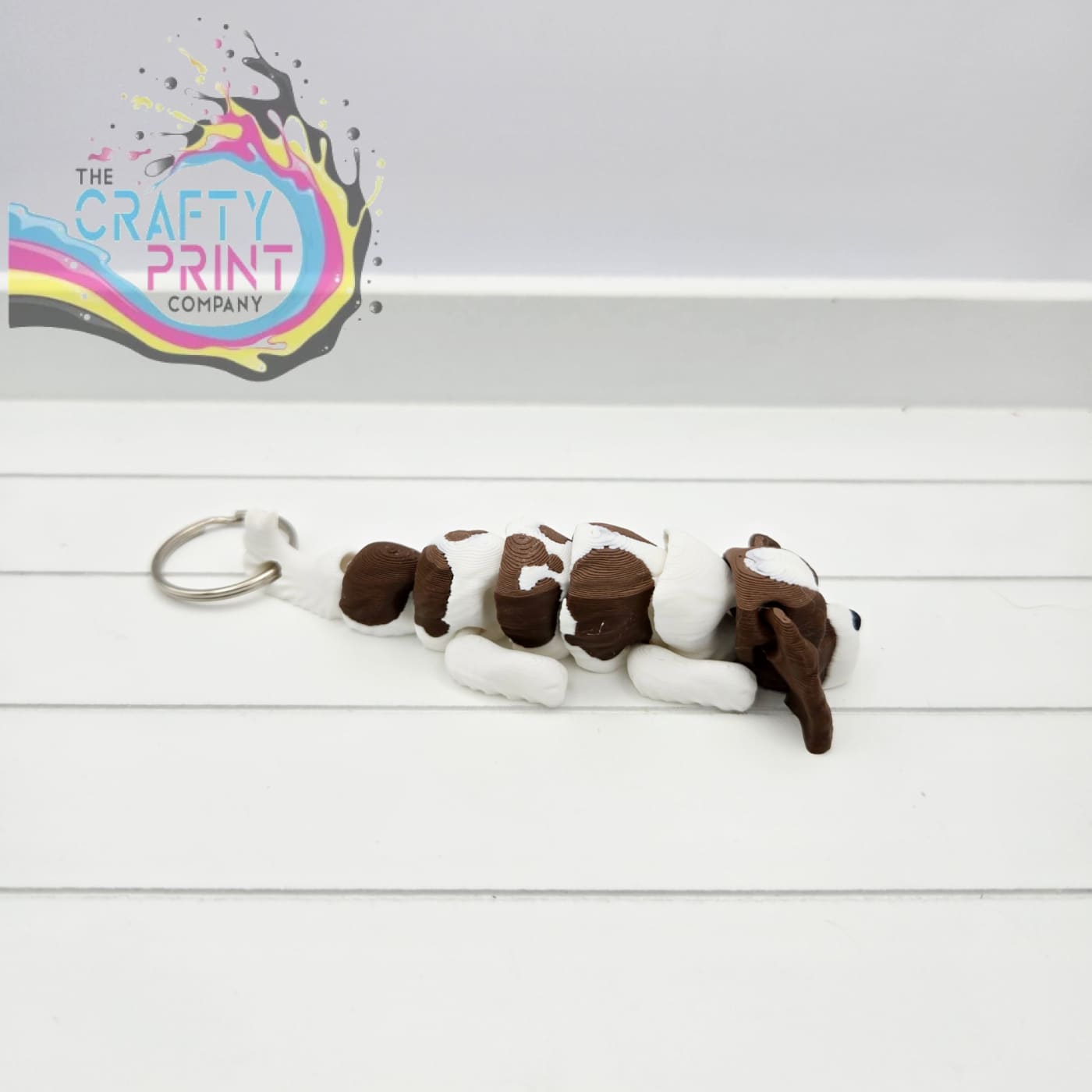 3D Printed Cocker Spaniel Articulated Flexi Keyring/Fidget